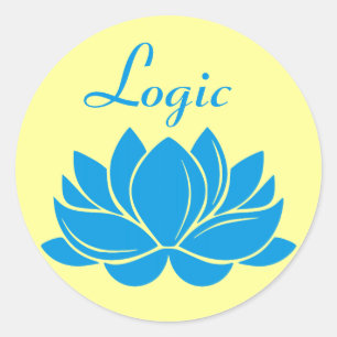 Sticker Rond Lotus Lotus Blossom