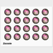 Sticker Rond Lotus Love (Feuille)