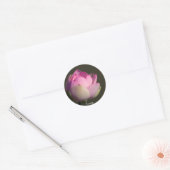 Sticker Rond Lotus Love (Enveloppe)
