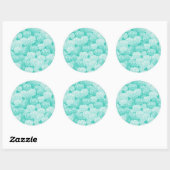 Sticker Rond Lotus motif 2 (Feuille)