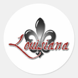 Sticker Rond Louisiane