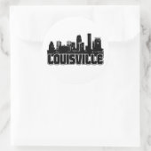 Sticker Rond Louisville Skyline (Sac)