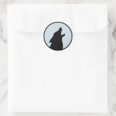 Sticker Rond Loup (Sac)