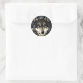 Sticker Rond Loup (Sac)