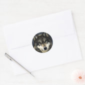 Sticker Rond Loup (Enveloppe)