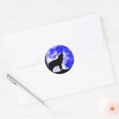 Sticker Rond Loup (Enveloppe)
