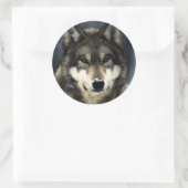 Sticker Rond Loup (Sac)