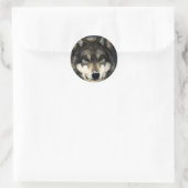 Sticker Rond Loup (Sac)