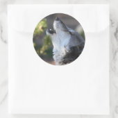 Sticker Rond loup (Sac)