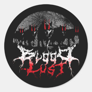 Sticker Rond Loup Pack