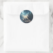 Sticker Rond Loups (Sac)
