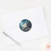 Sticker Rond Loups (Enveloppe)