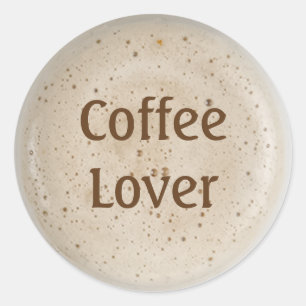 Sticker Rond Louveur de café