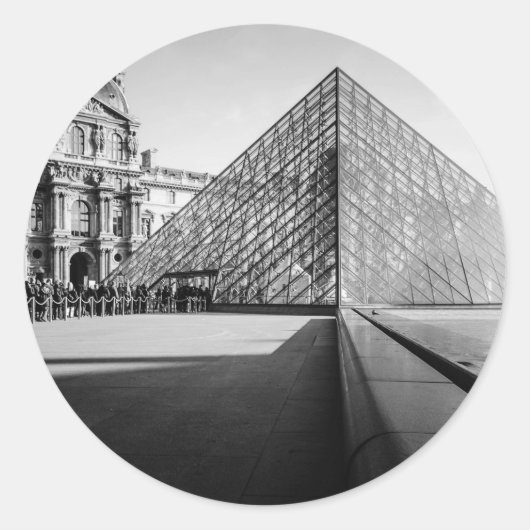Sticker Rond Louvre (Devant)