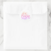 Sticker Rond Love  (Sac)