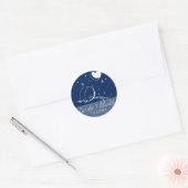 Sticker Rond Love Bids Mariage Seal (Enveloppe)