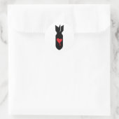 Sticker Rond Love Bomber (Sac)