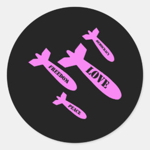 Sticker Rond Love Bombs