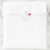 Sticker rond Love Bug (Sac)