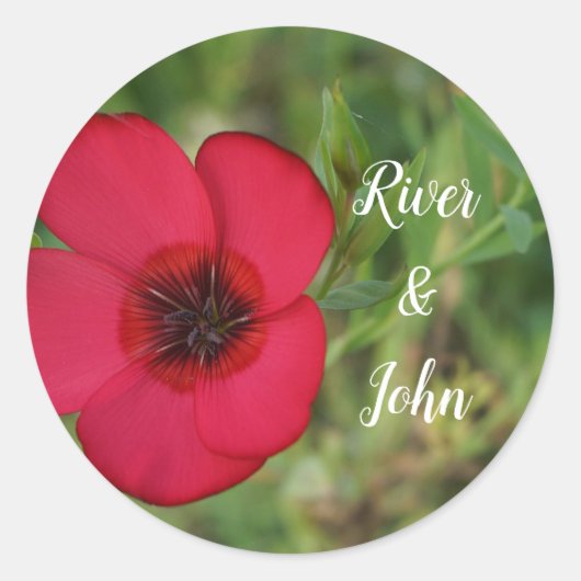 Sticker rond Love Classic (Devant)