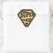 Sticker Rond Love Dad - Family Love (Sac)