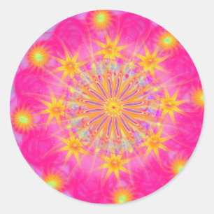 Sticker Rond Love Energy par pwrflwr
