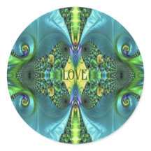 Love Flowers Trippy Batik Art