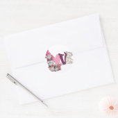 Sticker Rond Love Gnome (Enveloppe)