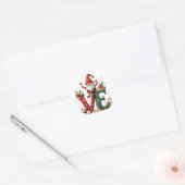 Sticker Rond LOVE Gnome Christmas (Enveloppe)