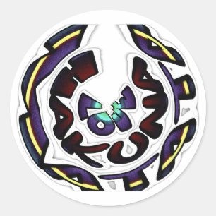 Sticker Rond Love Hakuna Matata beaux cadeaux