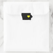 Sticker Rond Love Iowa (Sac)