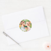 Sticker Rond Love Kiss Bliss (Enveloppe)