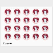 Sticker Rond Love Lambs (Feuille)