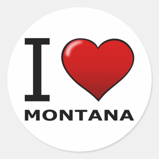 STICKER ROND LOVE MONTANA (Devant)