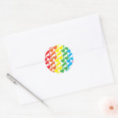Sticker Rond Love Notes (Enveloppe)