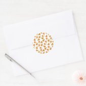 Sticker Rond Love Pizza (Enveloppe)