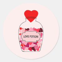 Love Potion Heureuse Sainte-Valentin rose et rouge