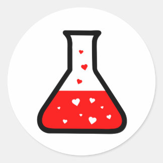 Sticker Rond Love Potion (Science)
