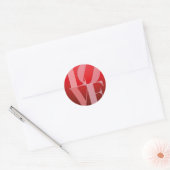 Sticker Rond Love Romance Rouge rose (Enveloppe)