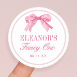 Sticker Rond Love Shack Vintage Fancy ONE Girl Anniversaire<br><div class="desc">Love Shack Vintage Fancy ONE Girl Anniversday Favoriser Stickers</div>