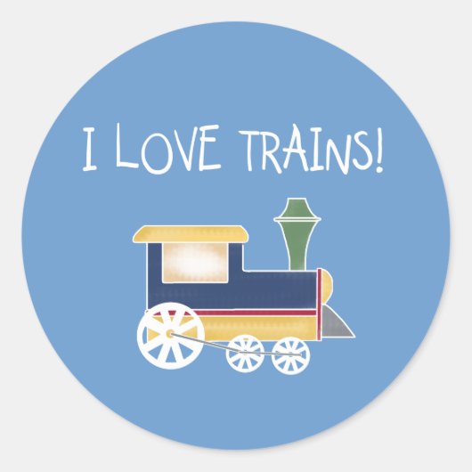STICKER ROND LOVE TRAINS (Devant)