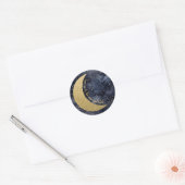 Sticker Rond Love You to the Moon and Back Custom (Enveloppe)
