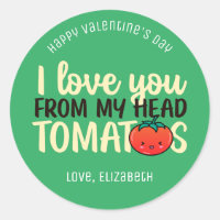 Love You Tomatoes Funny Pun mignon Saint Valentin