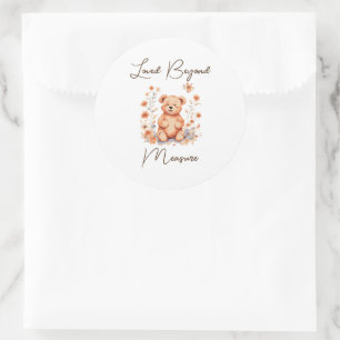 Sticker Rond Loved Beyond Measure