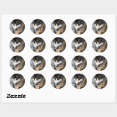 Sticker Rond Lovely Lucy Bell (Feuille)