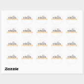 Sticker Rond Lover Forever (Feuille)