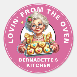 Sticker Rond Lovin' du four