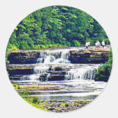 Sticker Rond Lower Tahquamenon Falls State Park, Michigan (Devant)