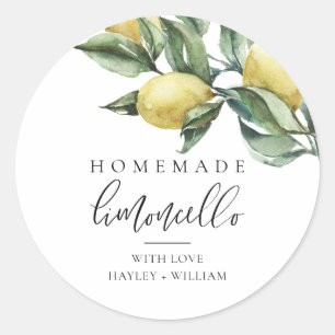 Sticker Rond Lucas Limoncello