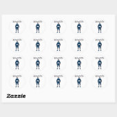 STICKER ROND LUCHA LIBRE#85 (Feuille)